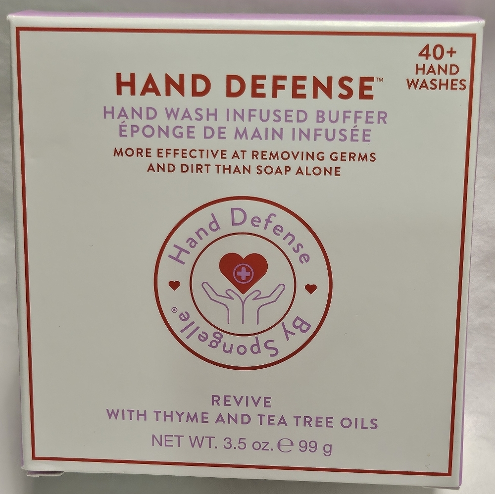 Spongelle HAND DEFENSE REVIVE HAND WASH INFUSED BUFFER NEW